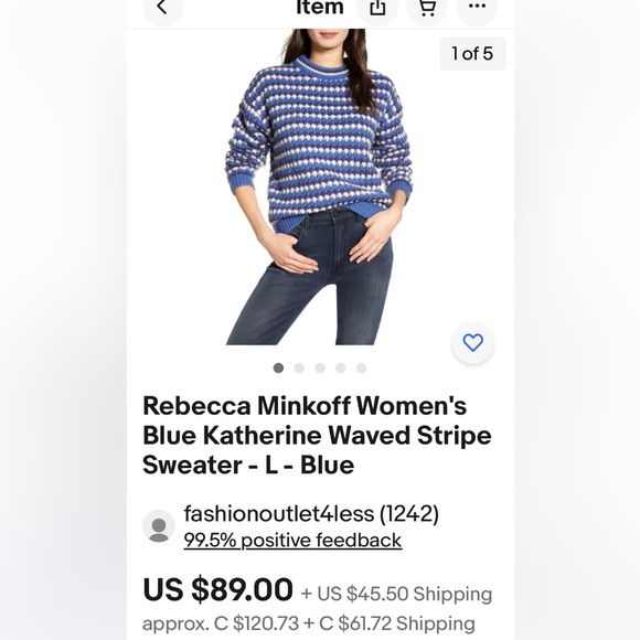 Rebecca Minkoff “Katherine” sweater - Picture 8 of 17